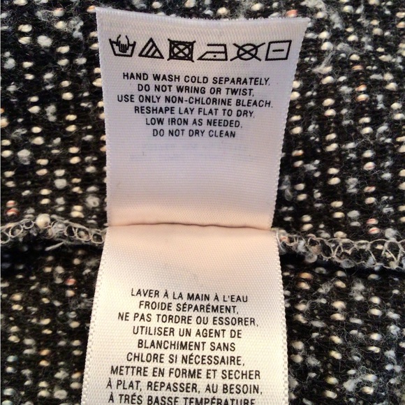 MEADOW RUE Tweed Polyblend Top 3/4 Sleeves - Small - Picture 9 of 10